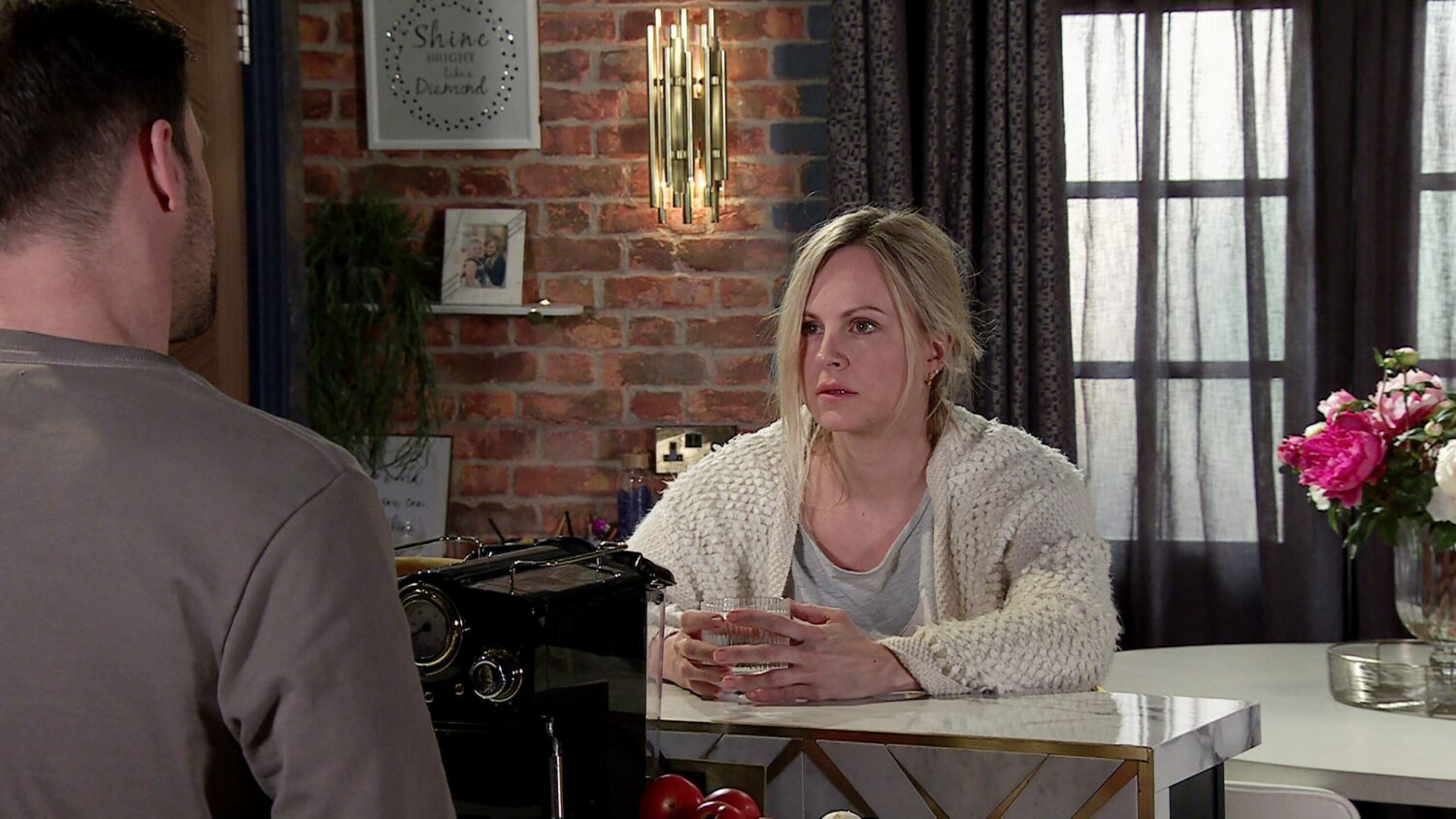 Sarah Barlow is tired, drawn and worried