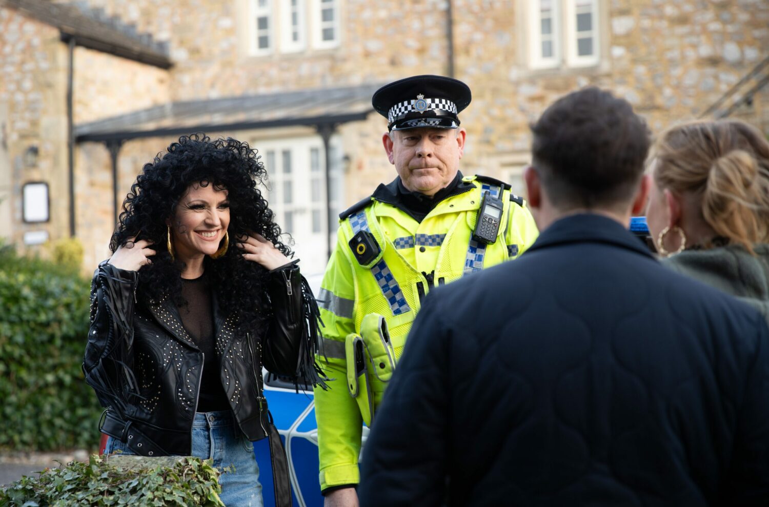 Emmerdale spoilers: Kerry returns dressed as Cher with unimpressed PC Swirling