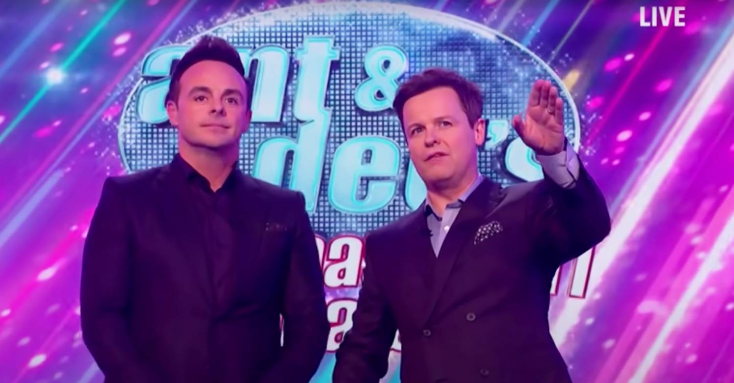 Ant and Dec stand together