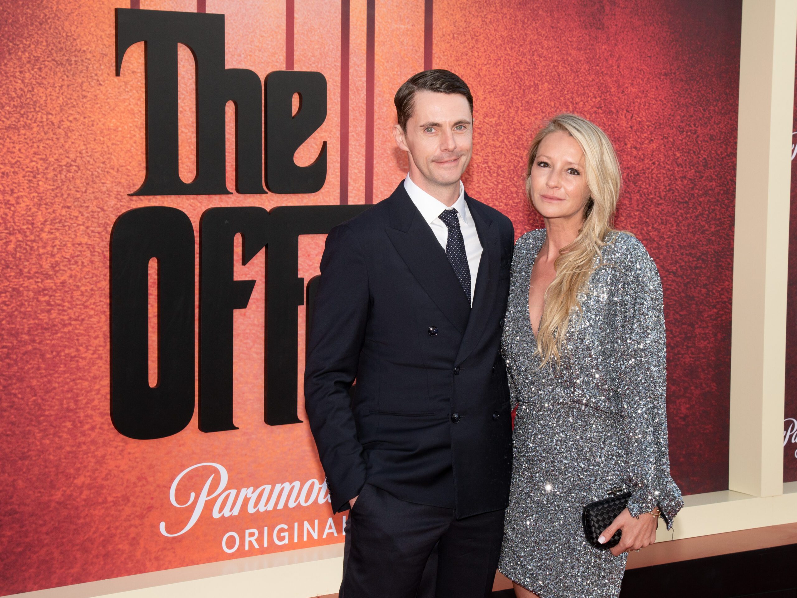 Matthew Goode and wife Sophie Dymoke dressed to the nines at the Los Angeles Premiere Of Paramount+ Series 'The Offer'