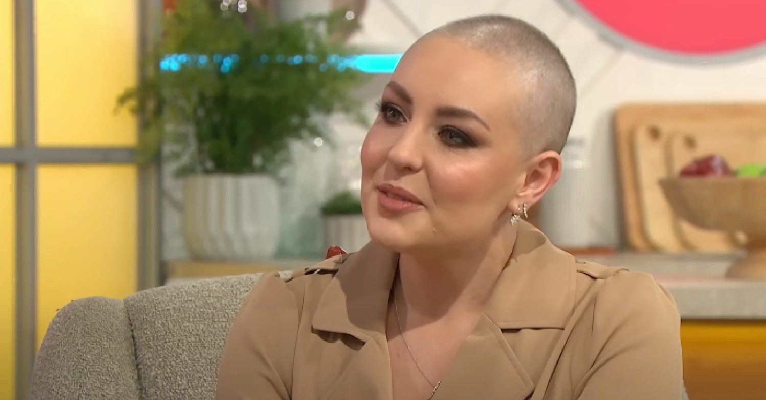 Amy Dowden speaking on Lorraine