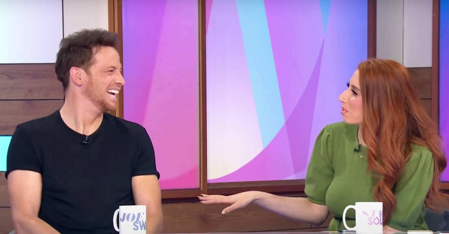 Stacey Solomon and husband Joe Swash appear on Loose Women