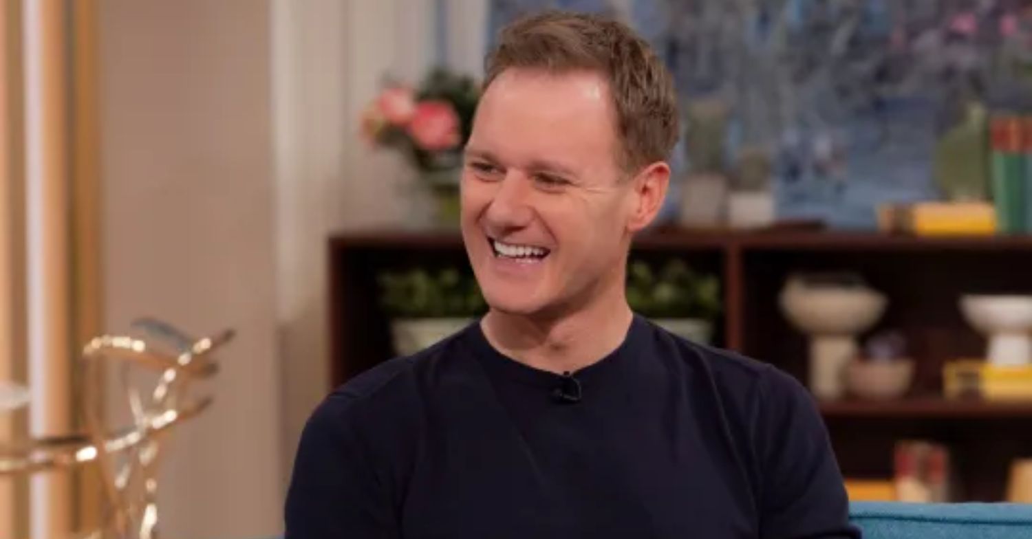 Dan Walker smiling on This Morning