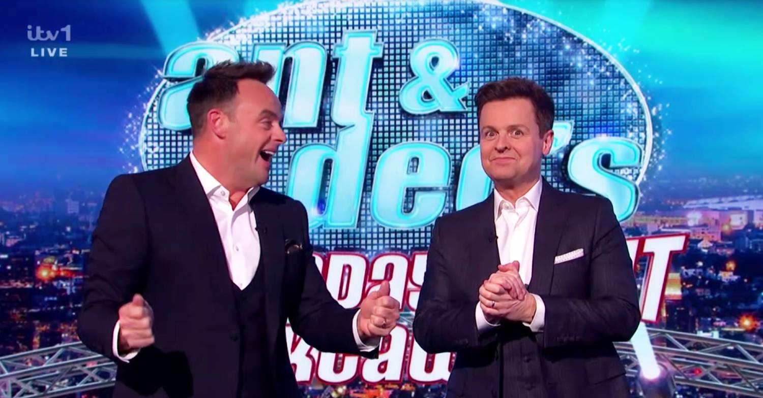 Ant and Dec look excited on Saturday Night Takeaway