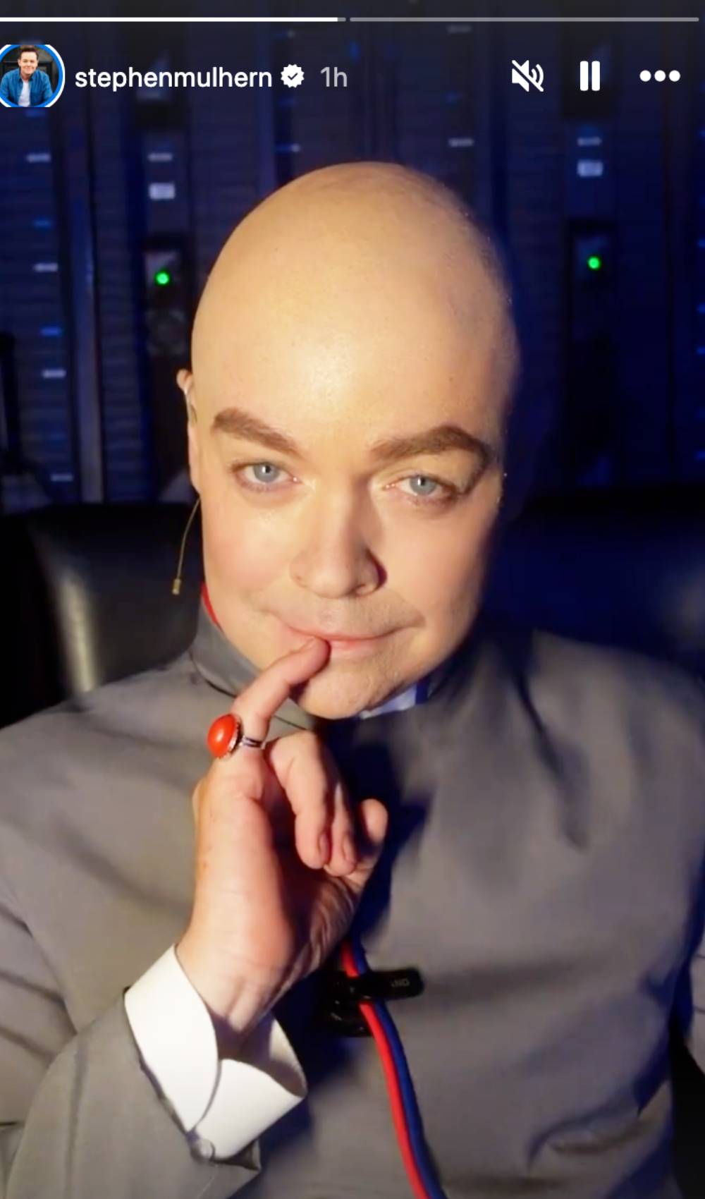 Stephen Mulhern following his Dr Stevil makeover