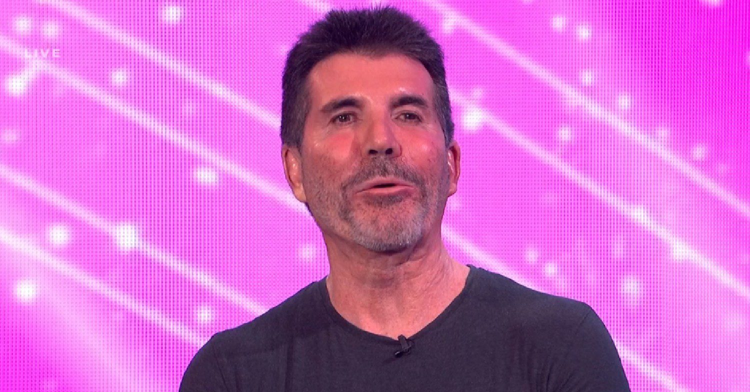 Simon Cowell speaking on Saturday Night Takeaway