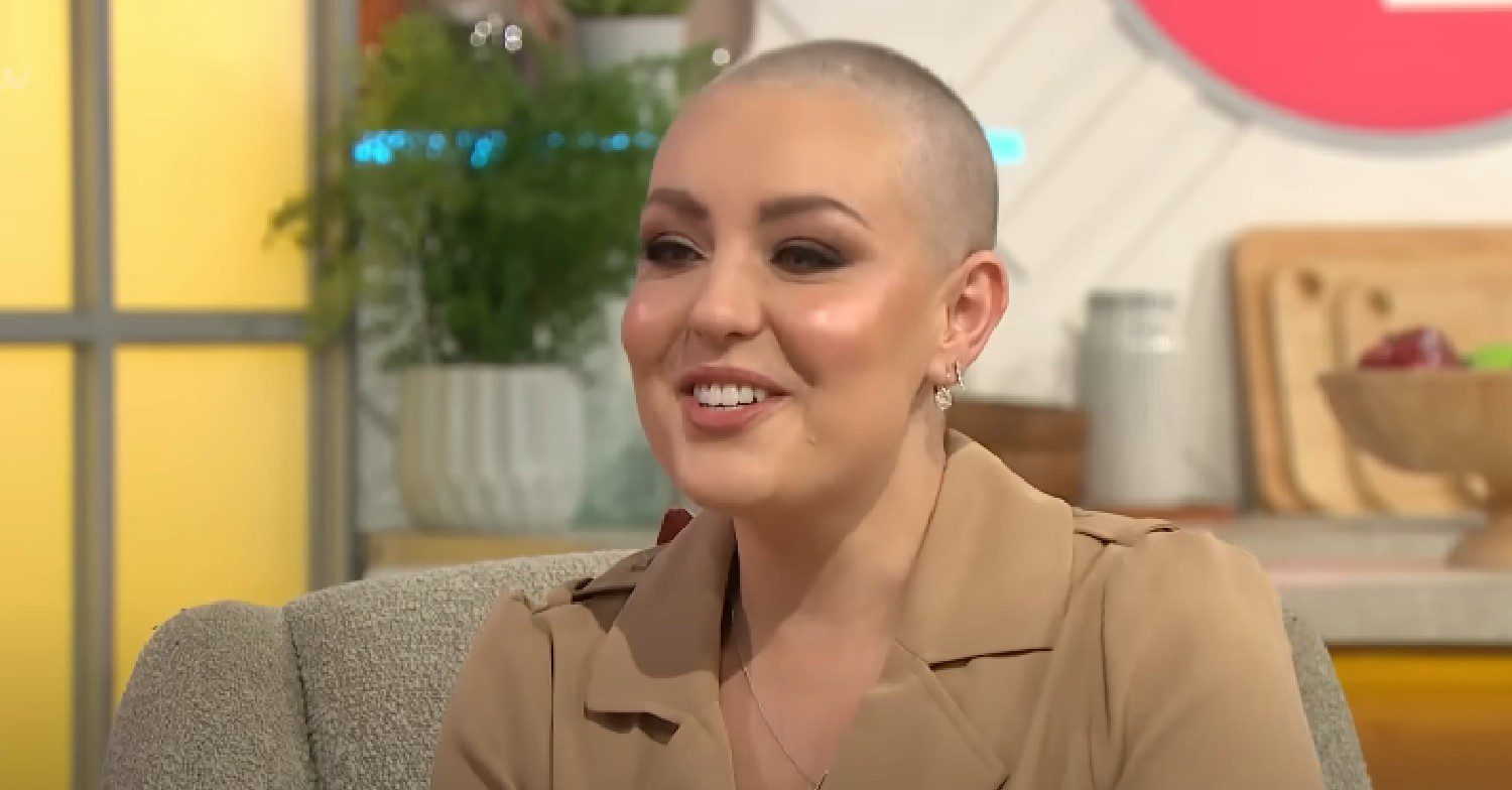 Amy Dowden speaking on Lorraine