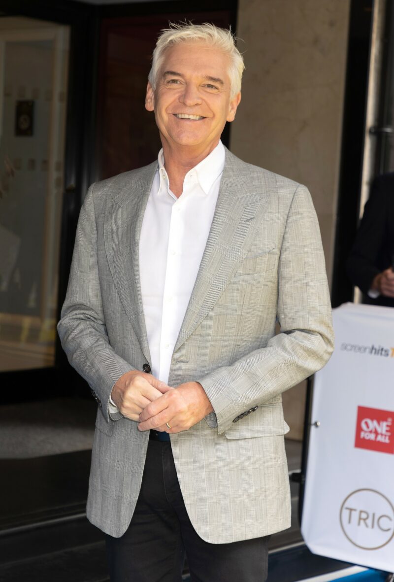 Phillip Schofield smiling at TRIC Awards