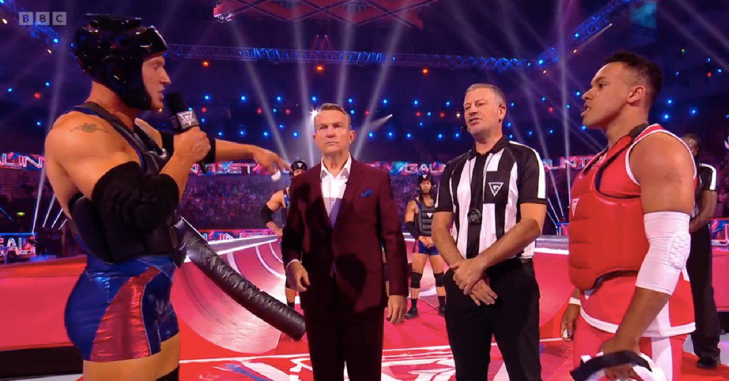 Gladiators stars and Bradley Walsh on show