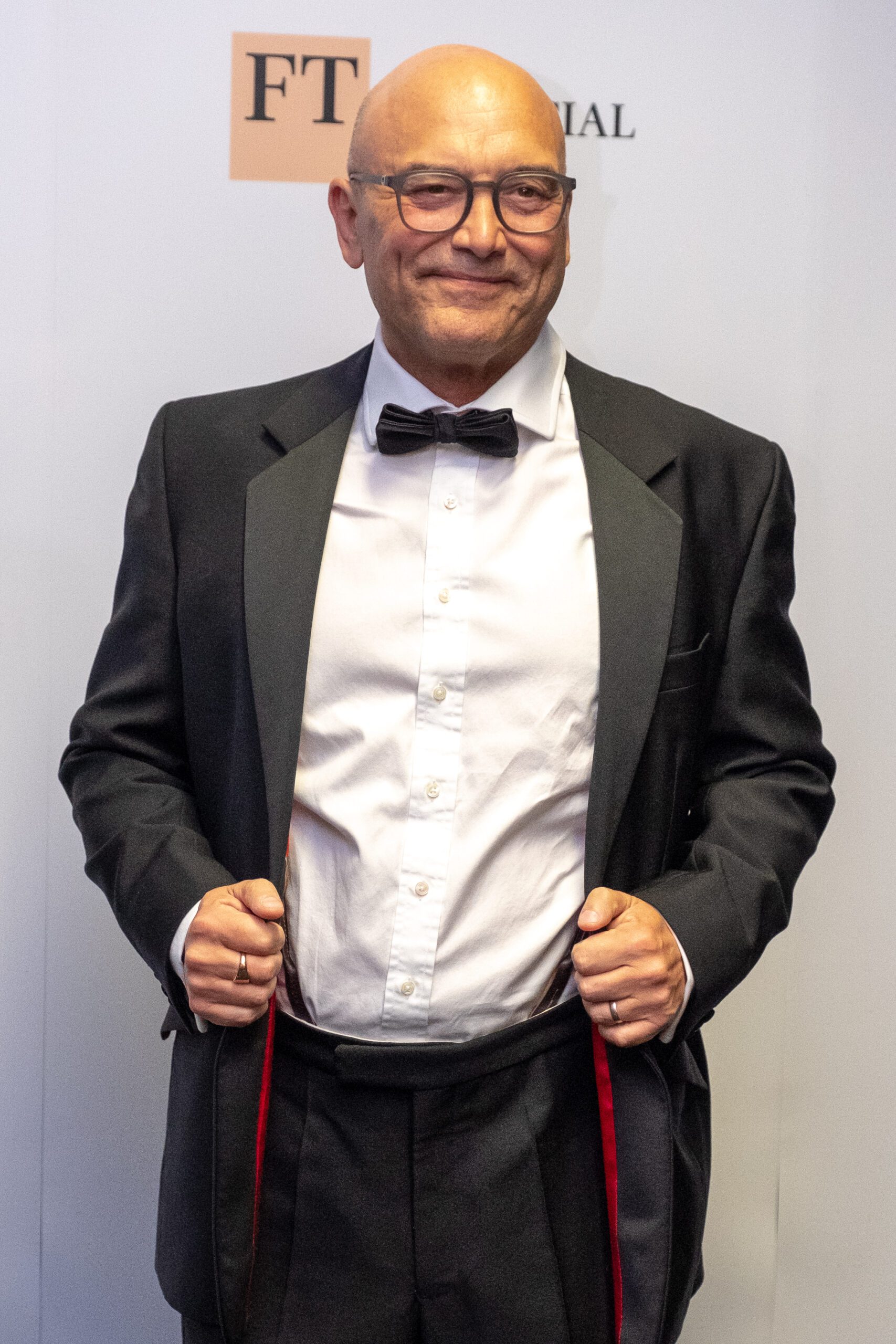 Gregg Wallace in a suit