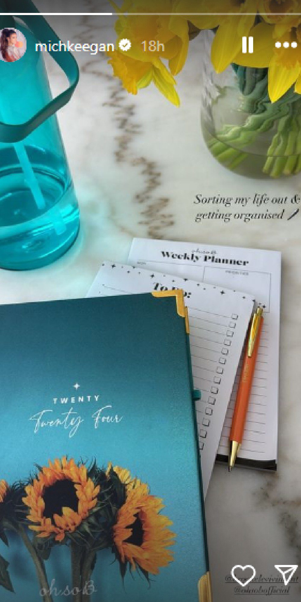 Michelle Keegan on her Instagram