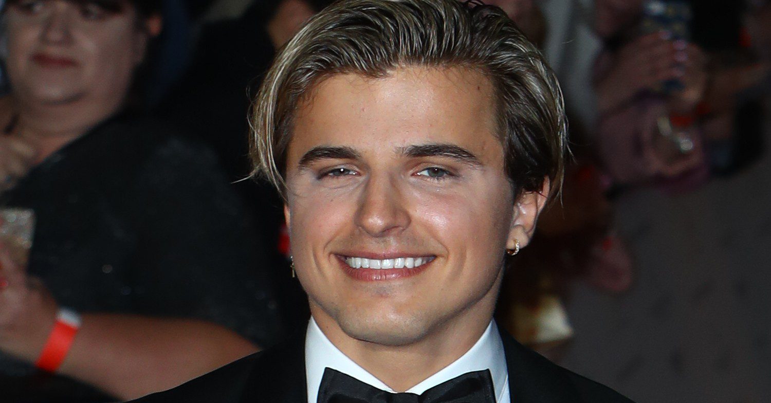 Strictly star Nikita Kuzmin smiling at NTAs