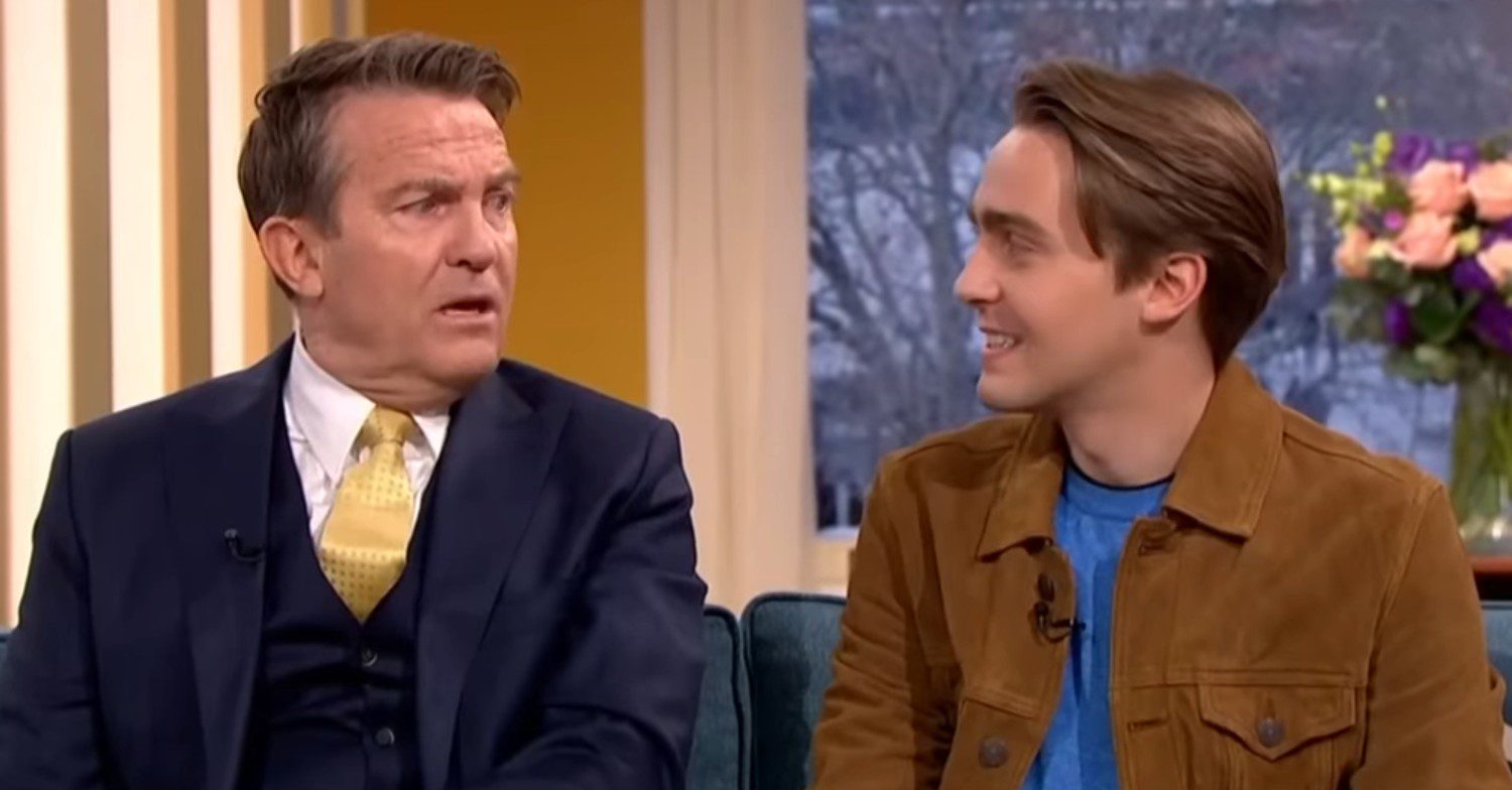 Bradley Walsh with son Barney Walsh on This Morning