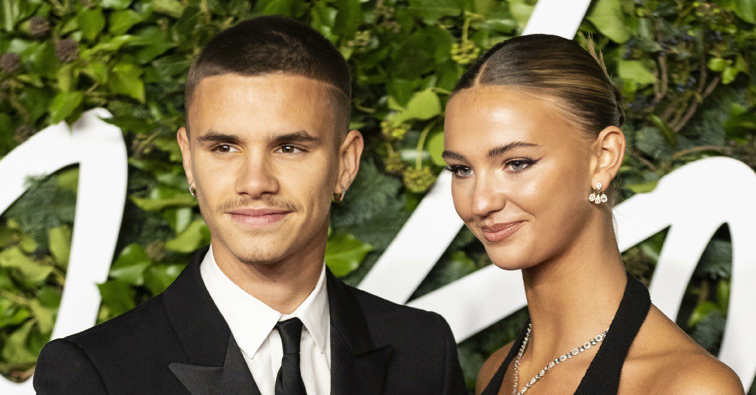 Romeo Beckham and his ex