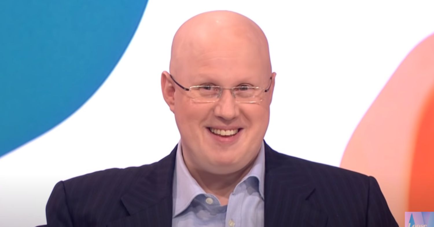 Matt Lucas smiling on Loose Women