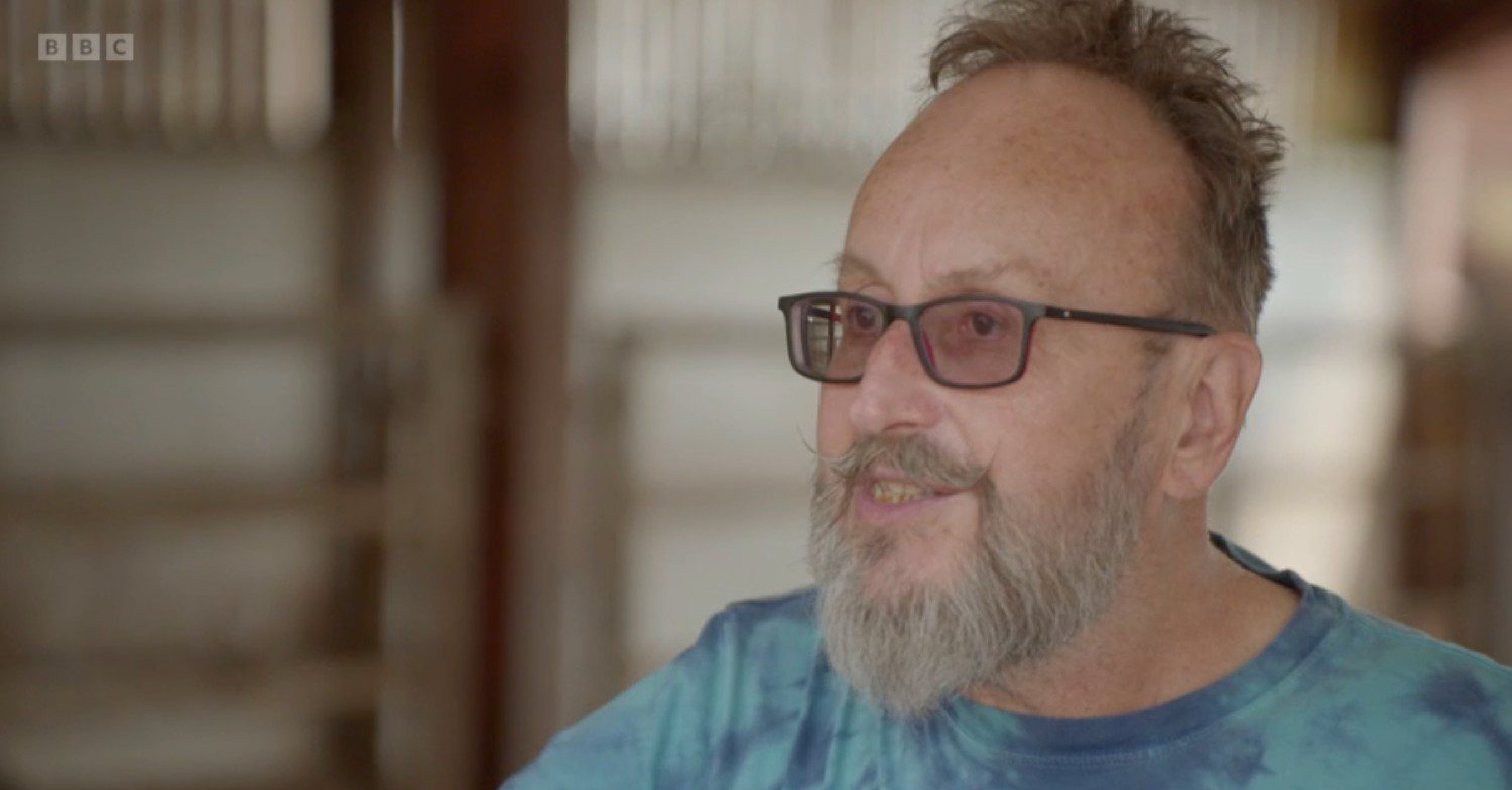 Dave Myers speaking on Hairy Bikers Go West