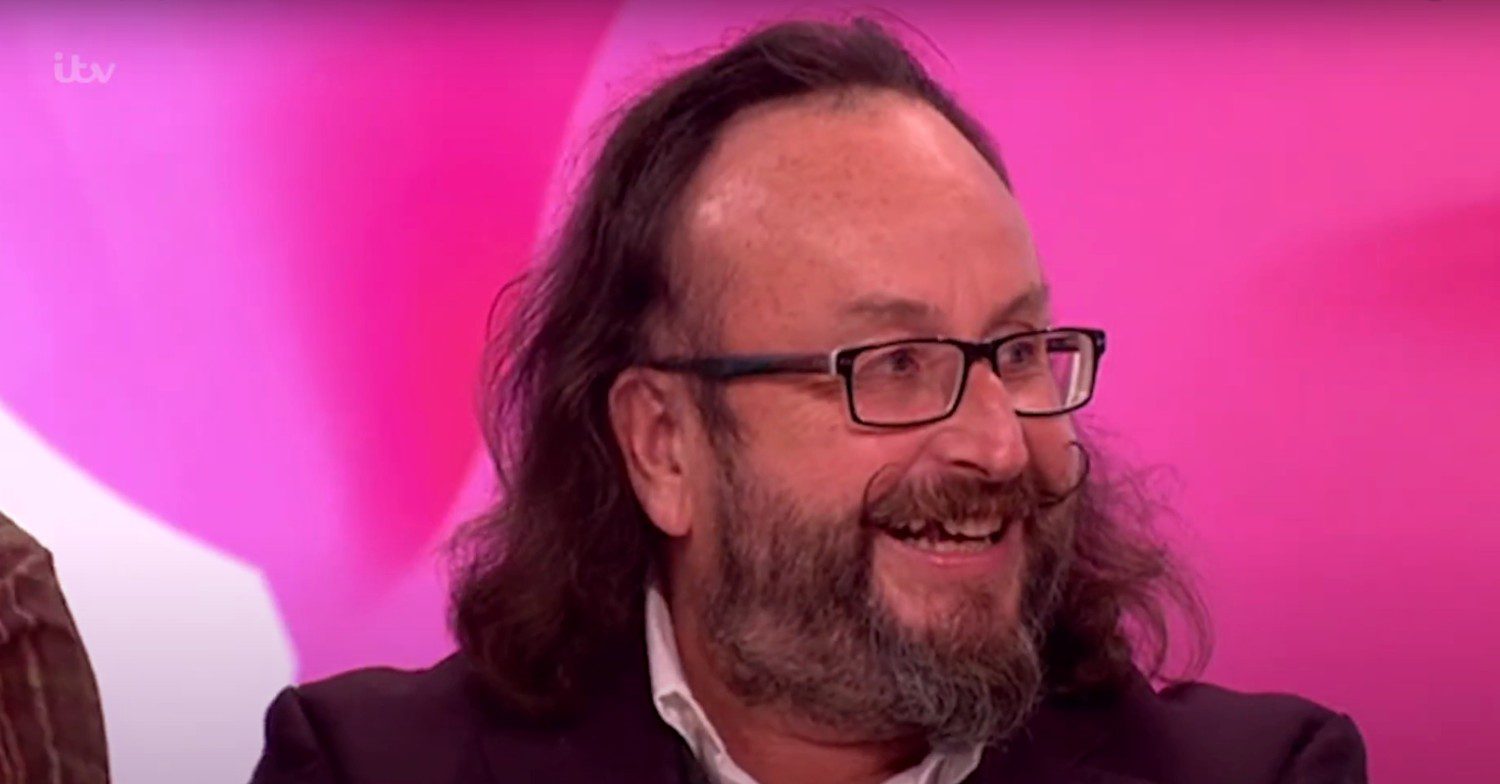 Dave Myers wearing glasses and smiling on Loose Women