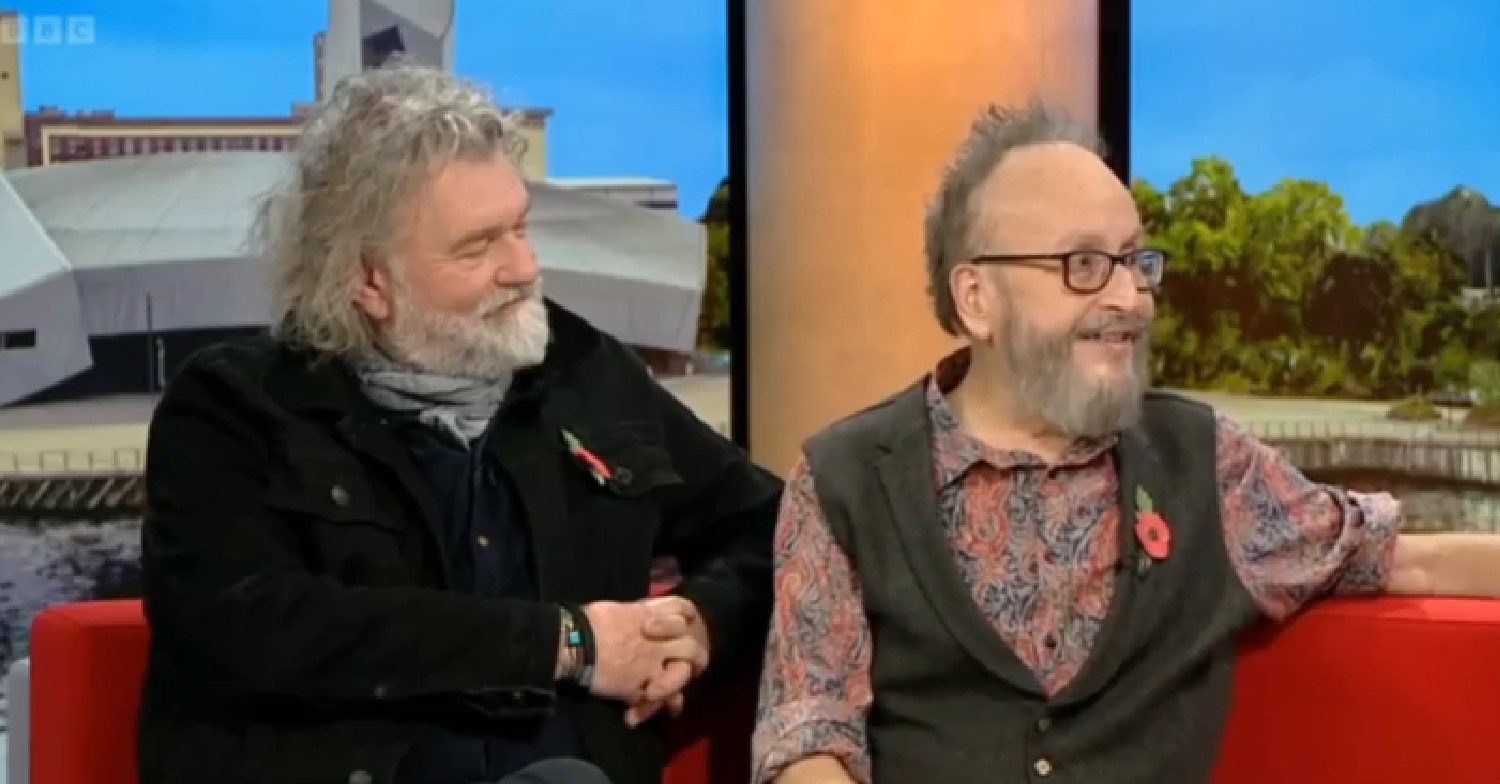 Dave Myers and Si King on BBC Breakfast in November 2023
