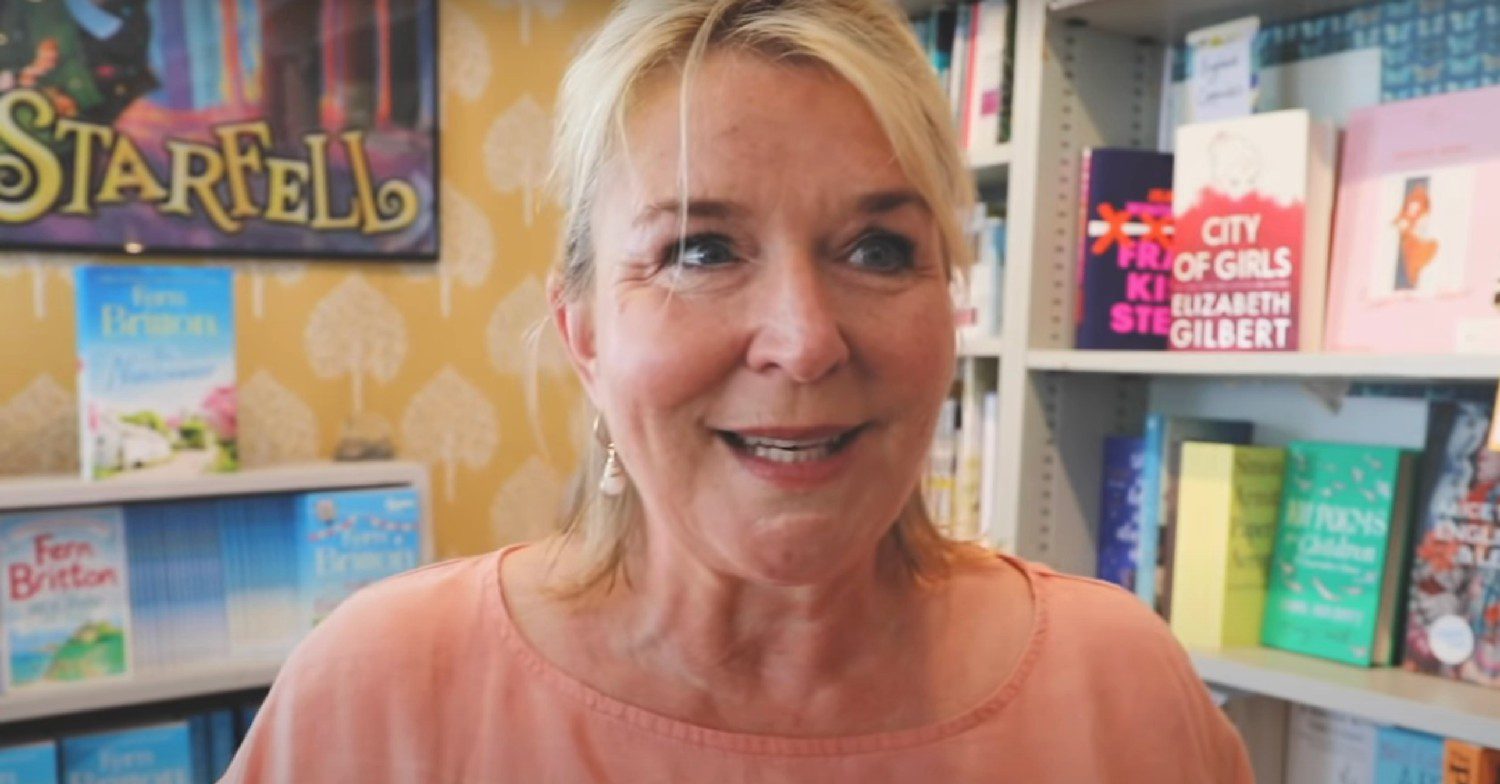 Fern speaking in a bookshop