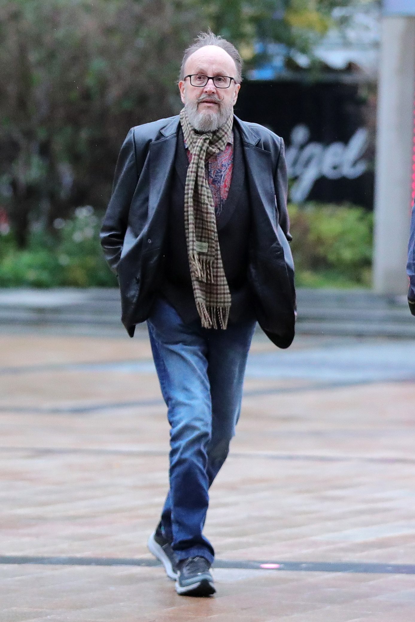 Hairy Bikers star Dave Myers walking