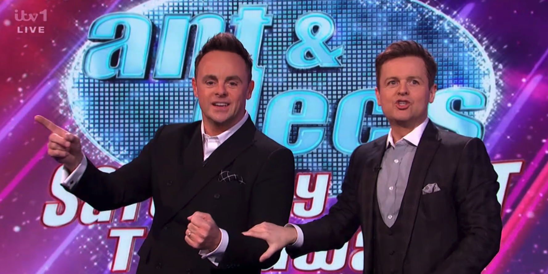 Ant and Dec on Saturday Night Takeaway