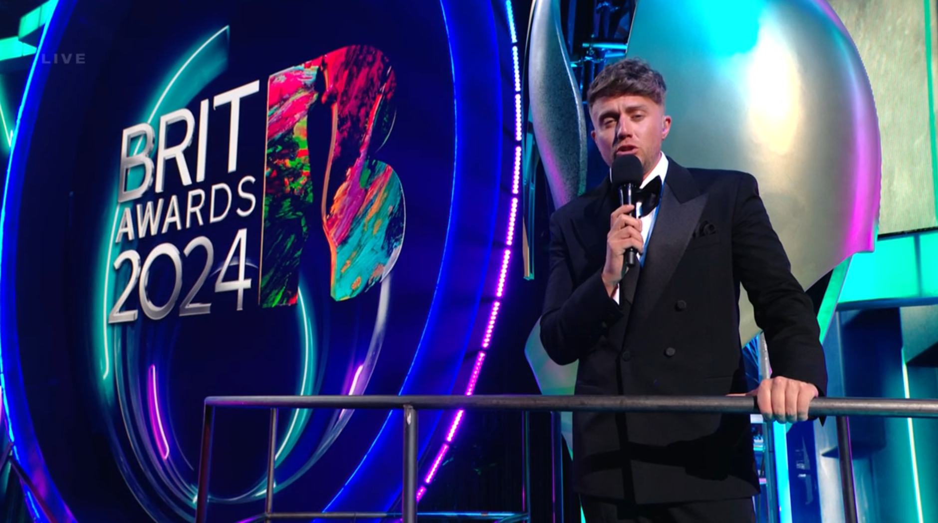 Roman Kemp hosts the Brits 