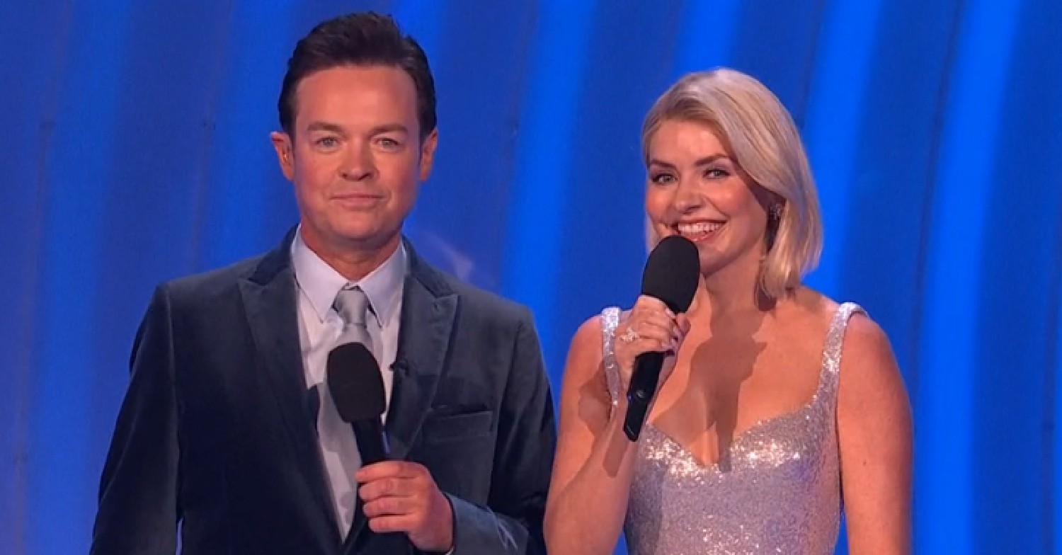 Stephen Mulhern and Holly Willoughby on Dancing On Ice
