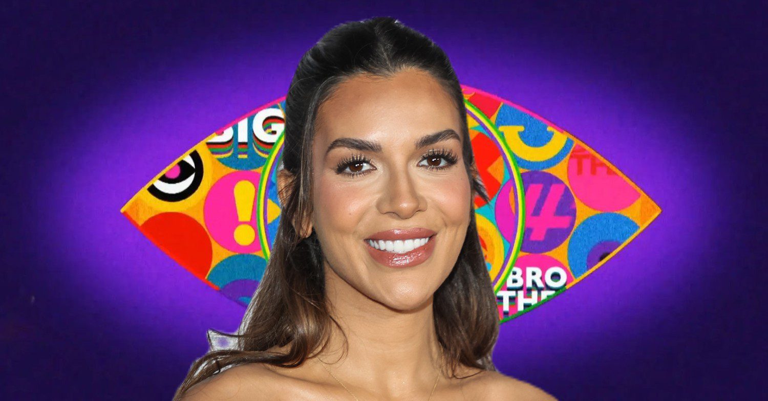 Celebrity Big Brother logo and Ekin-Su smiling