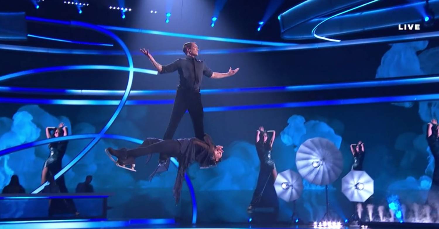 Miles Nazaire performs on Dancing On Ice