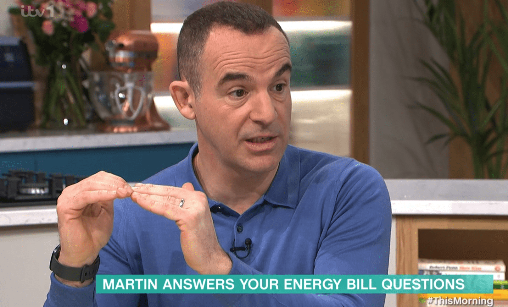 Martin Lewis presenting This Morning