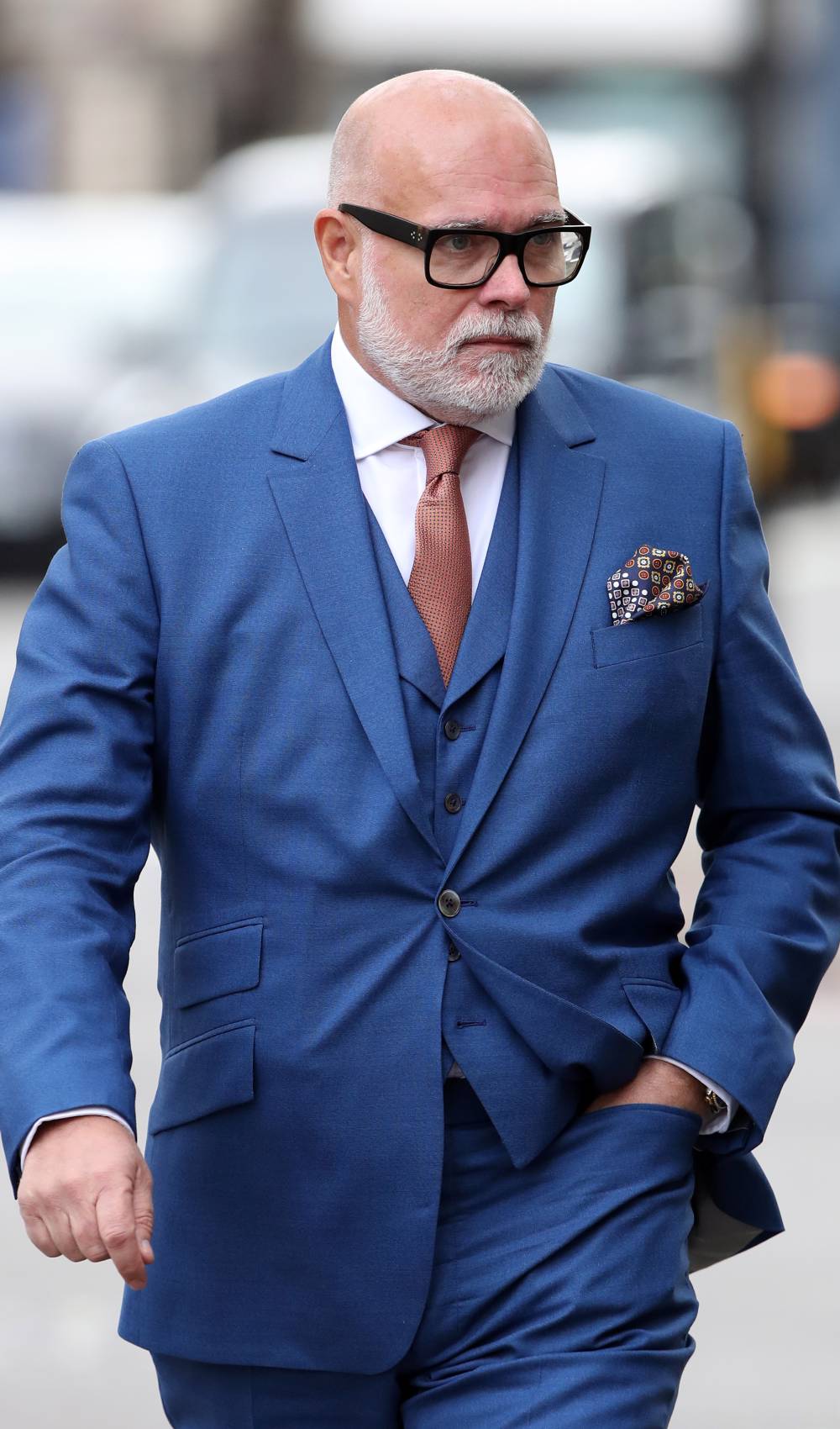 Gary Goldsmith looks serious