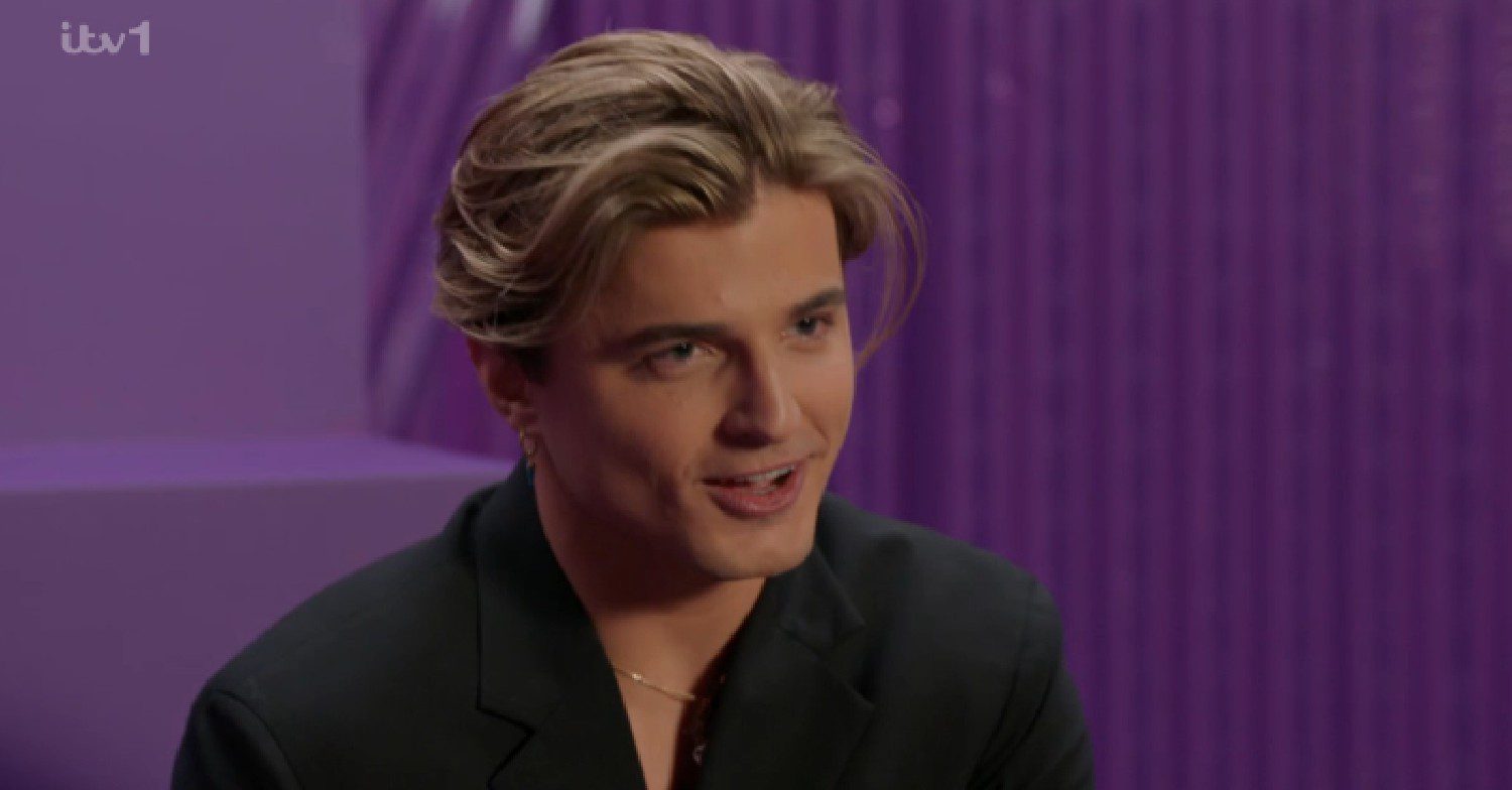 Nikita Kuzmin talking in Celebrity Big Brother VT