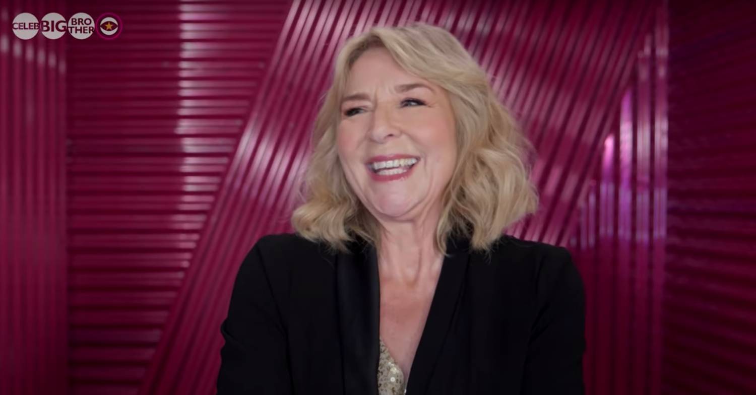 Fern Britton laughs in Celebrity Big Brother VT
