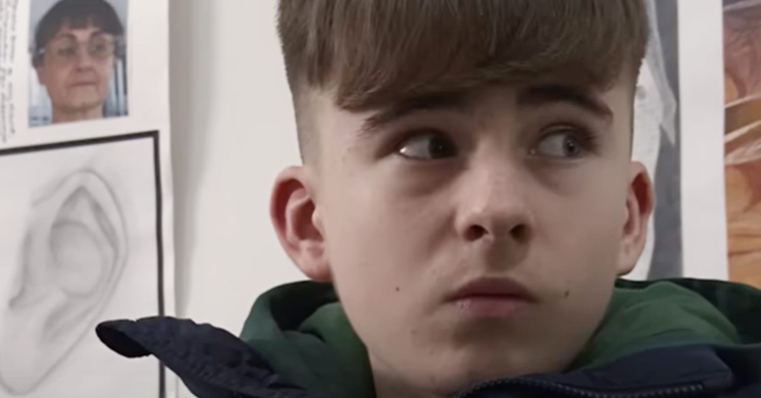 Coronation Street's Liam is worried
