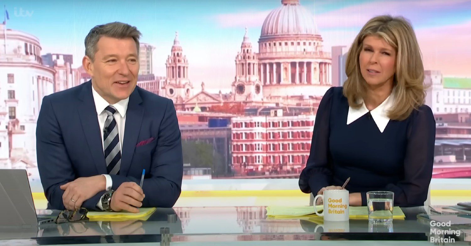 Ben Shephard and Kate Garraway presenting on GMB 