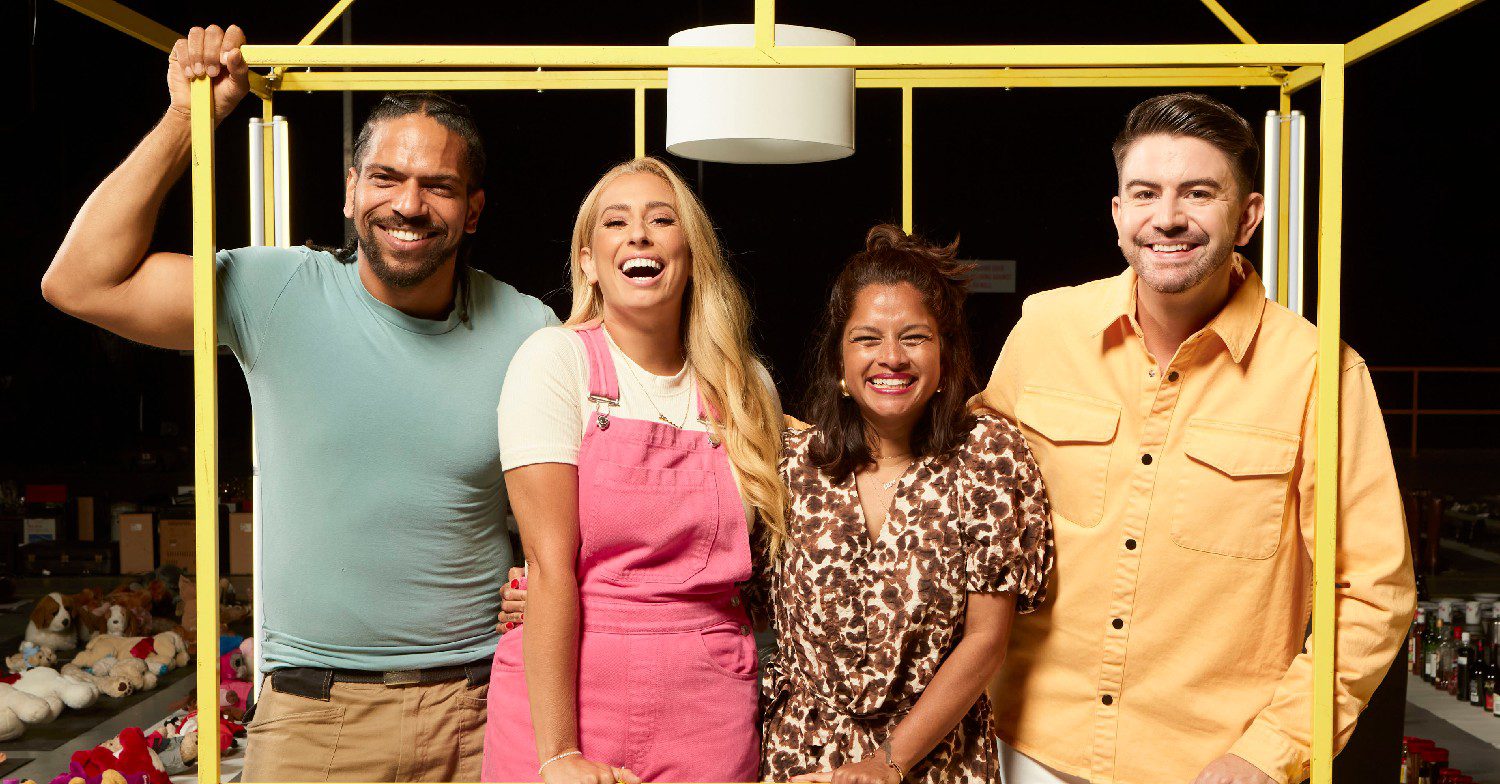 Robert Bent and Stacey Solomon in a promo shot for Sort Your Life Out