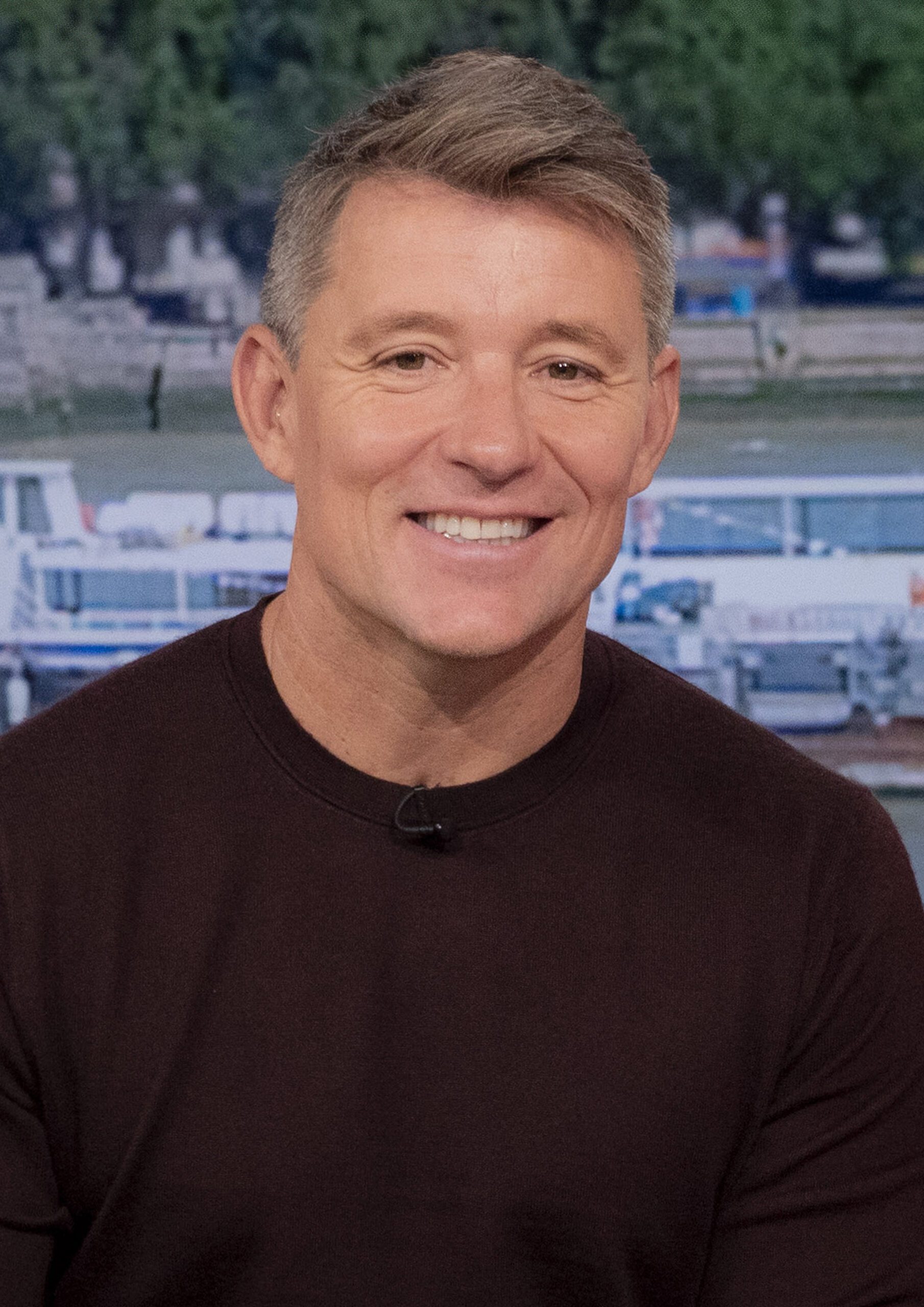 Ben Shephard smiling in This Morning promo pic