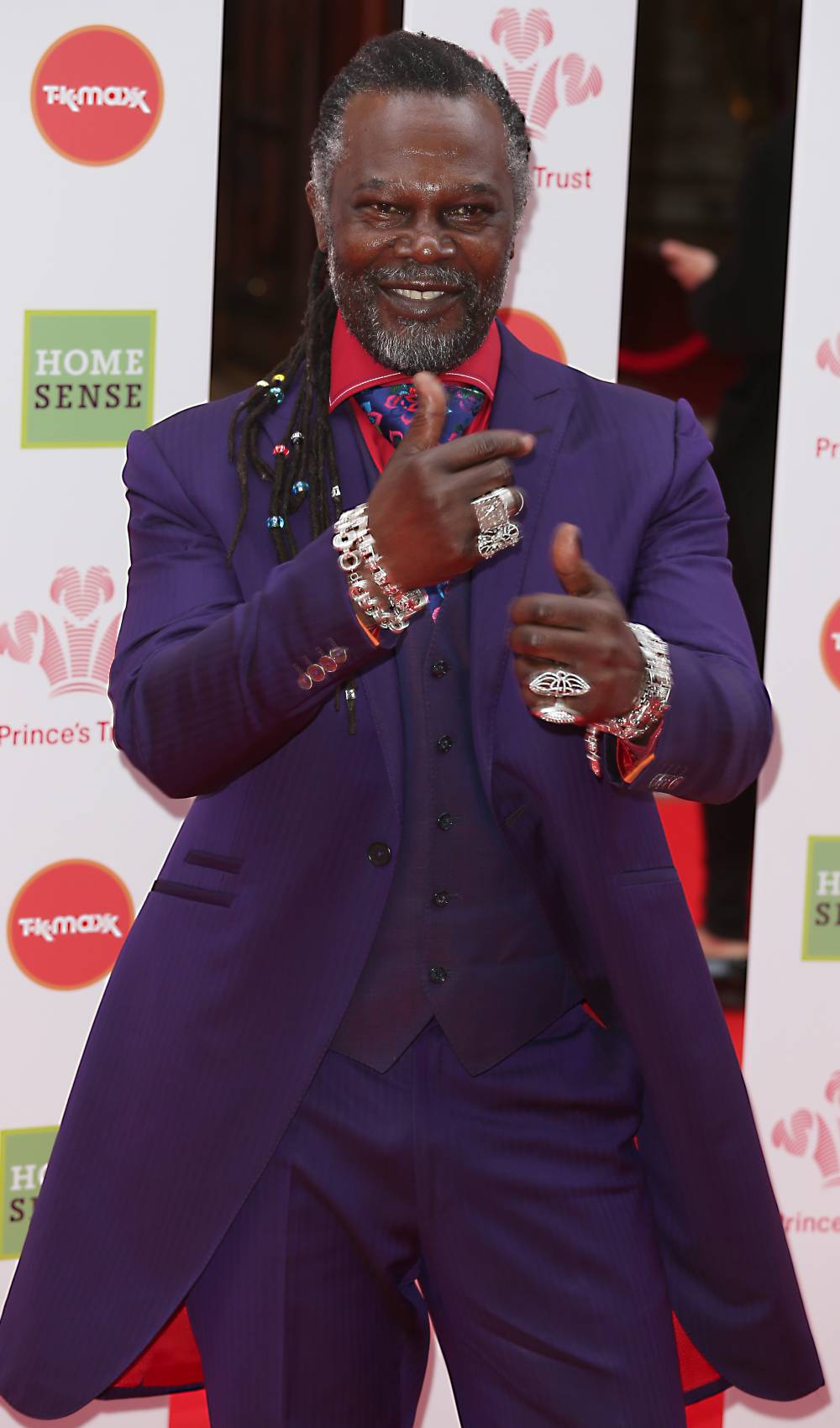 Celebrity Big Brother star Levi Roots smiles for the camera
