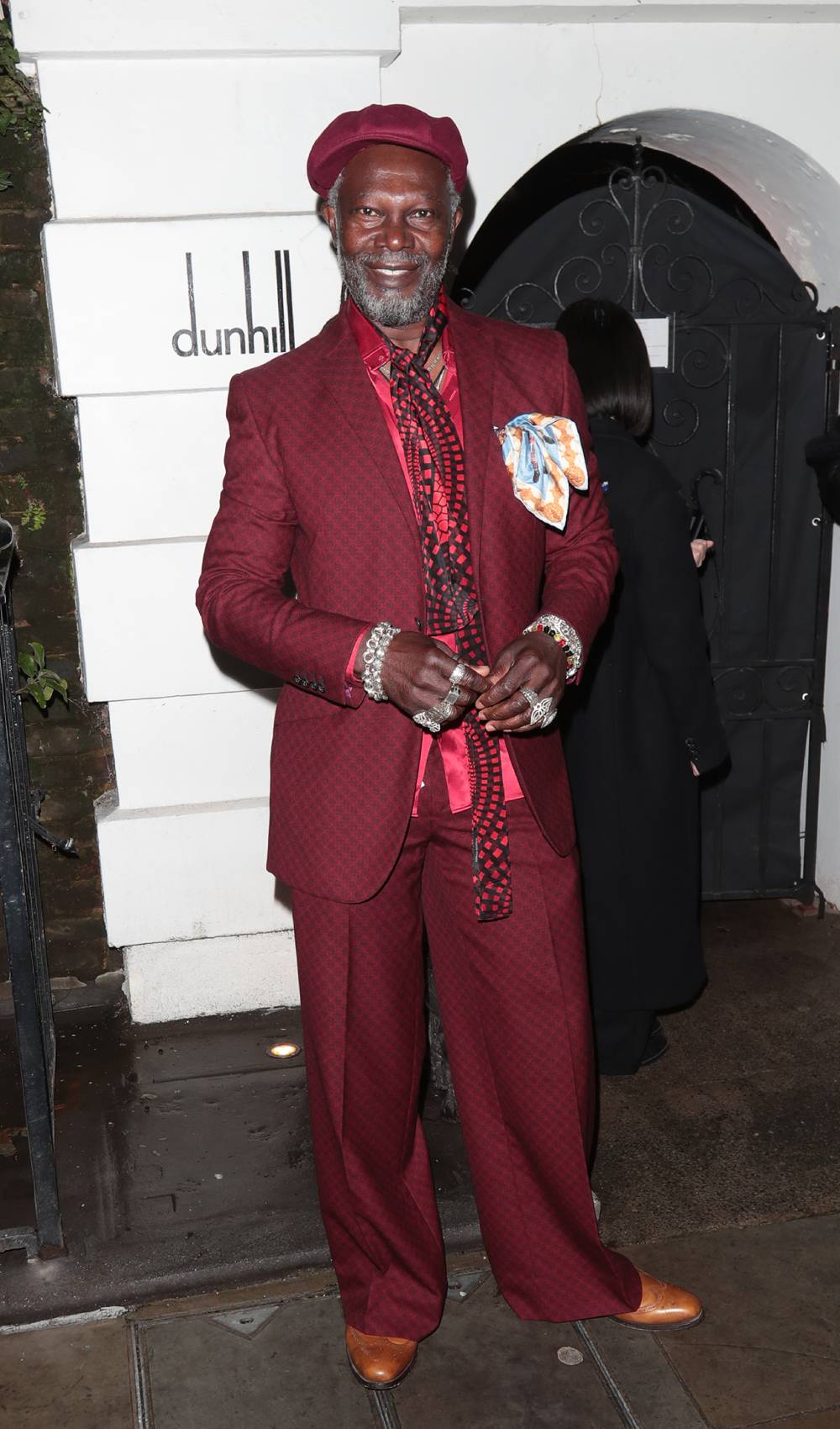 Celebrity Big Brother star Levi Roots smiles for the camera in February 2024