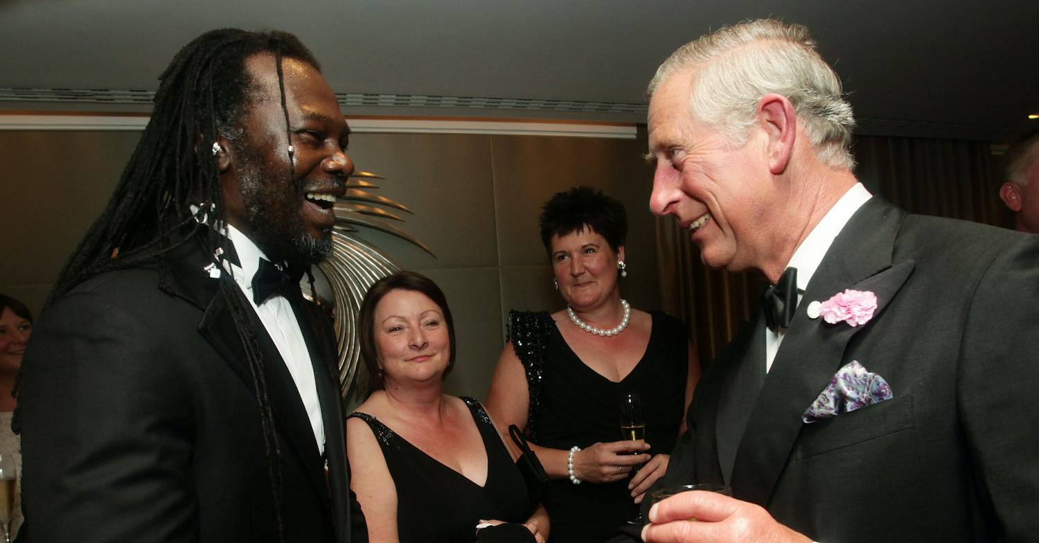 Levi Roots meets Prince Charles