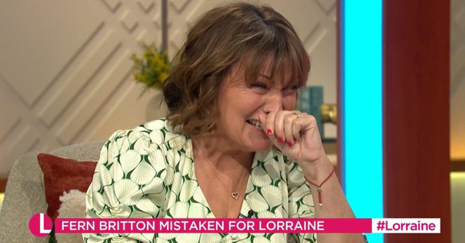 Lorraine on her ITV show