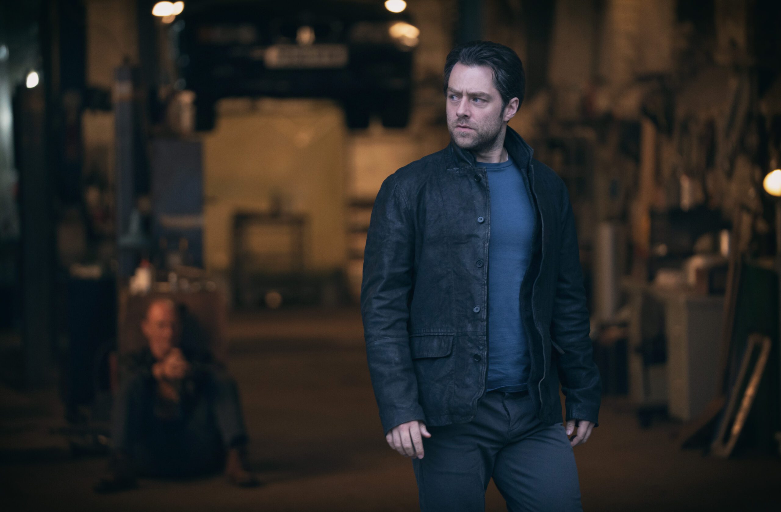 Richard Rankin as Rebus in the BBC One drama of the same name