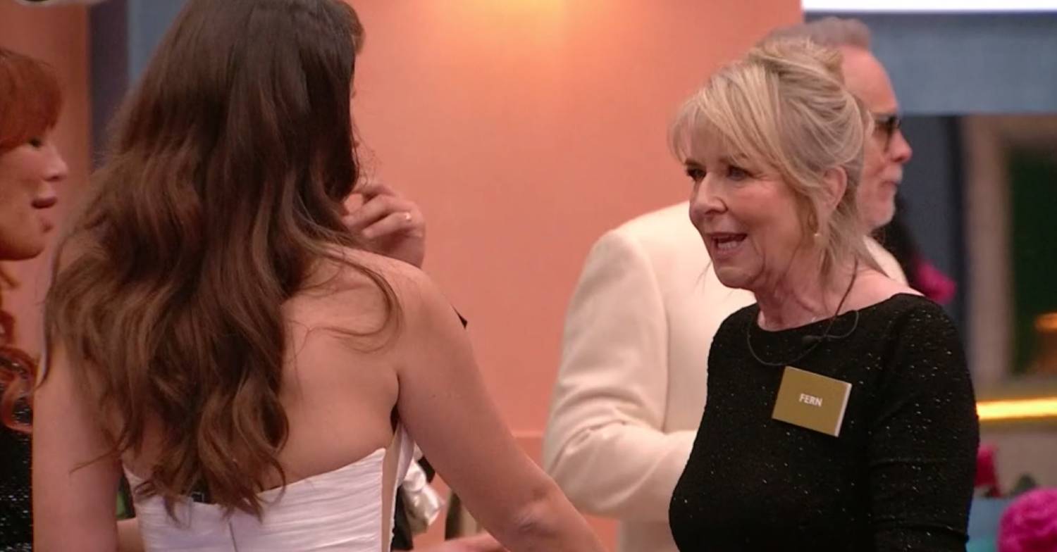 Fern Britton chats with Celebrity Big Brother housemates