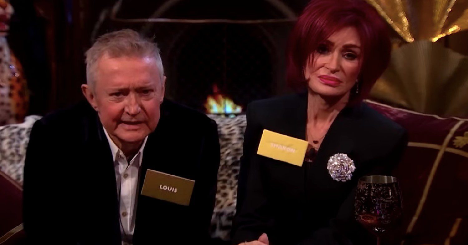 Louis Walsh and Sharon Osbourne on Celebrity Big Brother