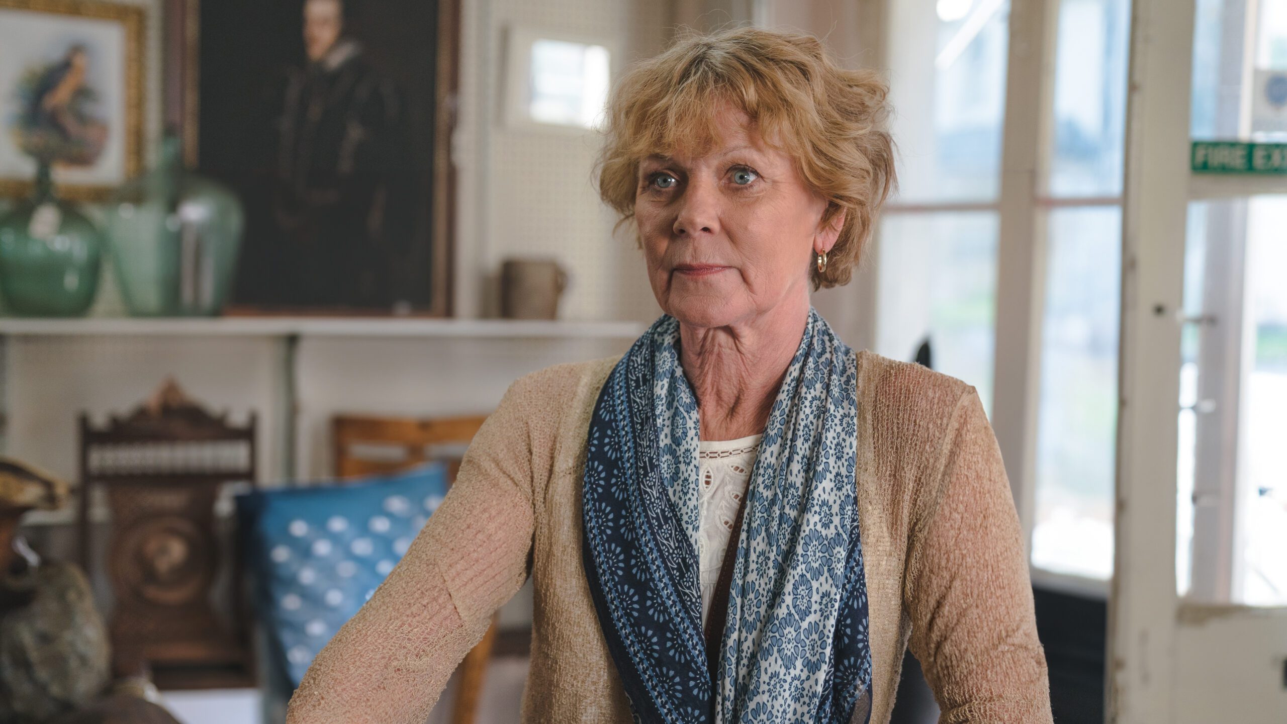 Samantha Bond as Judith Potts in the marlow murder club