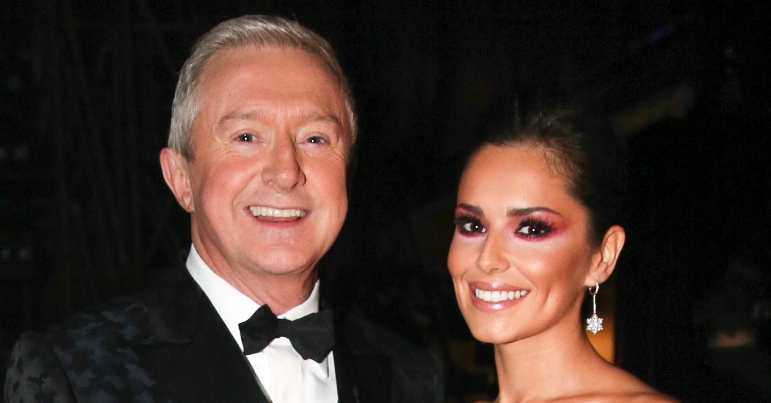 Louis Walsh and Cheryl