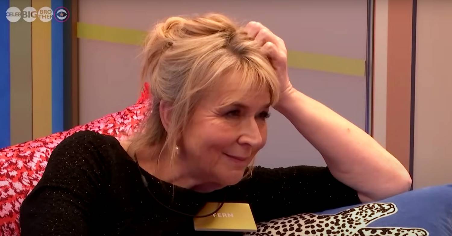 Fern Britton listens on Celebrity Big Brother