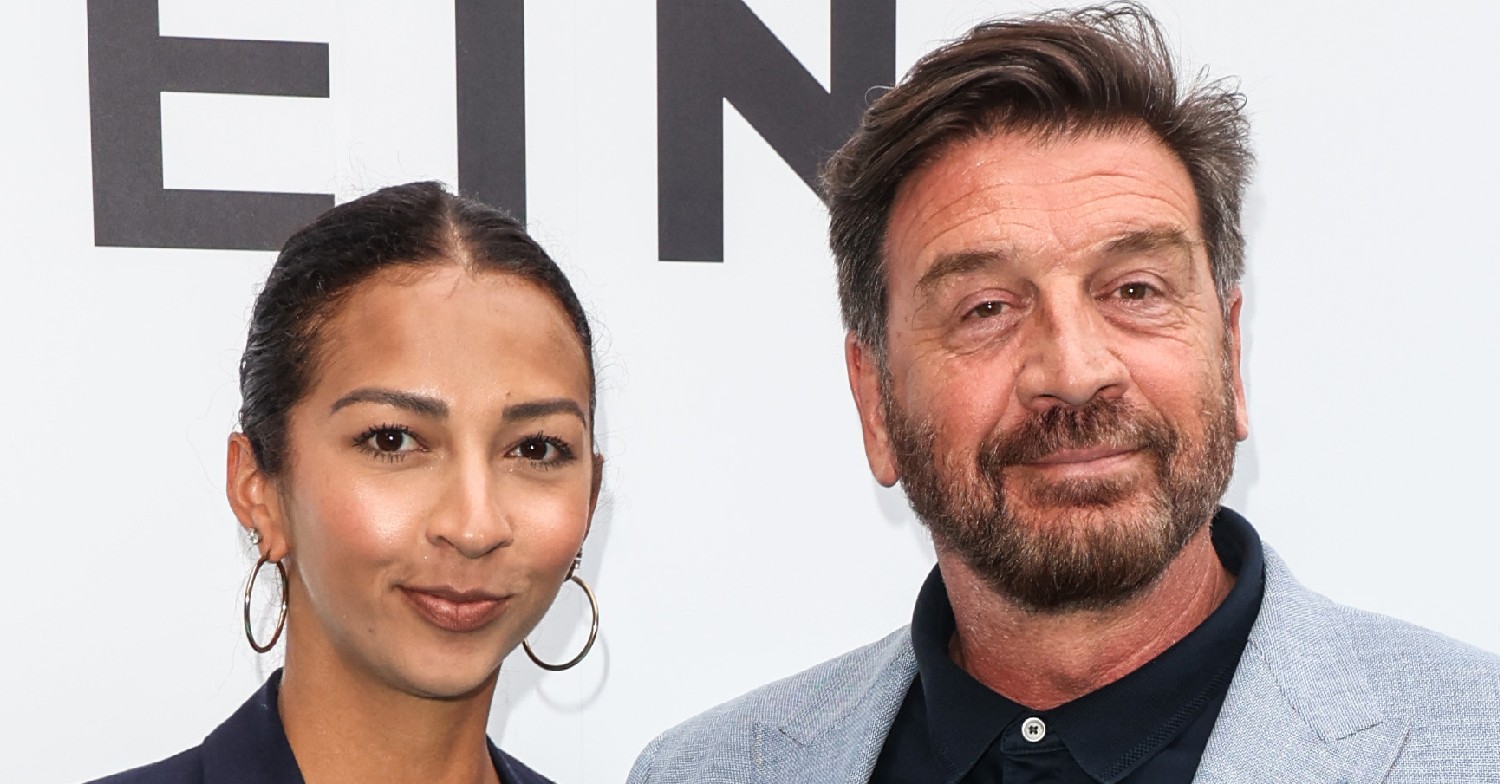 Nick Knowles and partner Katie at event