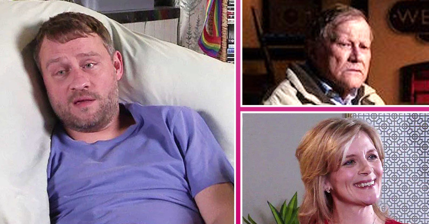 Coronation Street spoilers comp image: Paul, Roy and Leanne (Credit: ITV/Comp ED!)