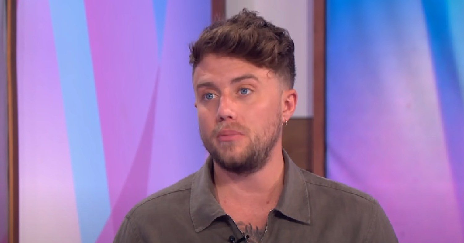 Roman Kemp speaking on Loose Women